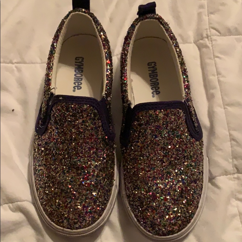 Girls sparkly slide in shoes